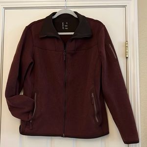 Arcteryx XL nwt gorgeous fleece lined zip front sweater
